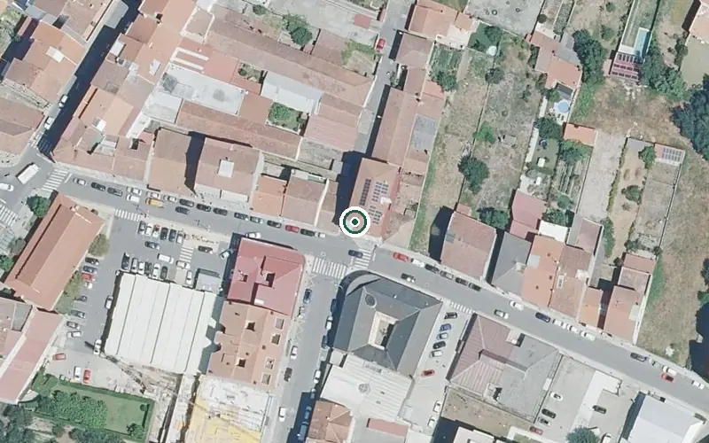 Vista aérea de la ubicación de Centro de Día de Xinzo de Limia
