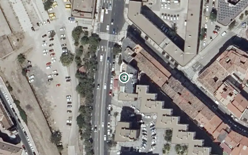 Vista aérea de la ubicación de Rehaplus Centro de Día y Recuperacion
