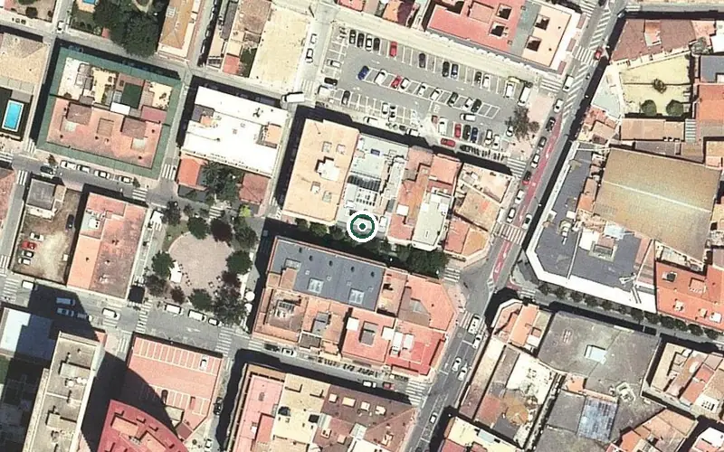 Vista aérea de la ubicación de Residència Assistida Palamós Mar