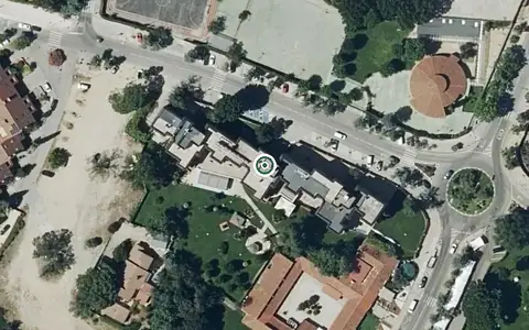 Vista aérea de la ubicación de Residencia Montesalud