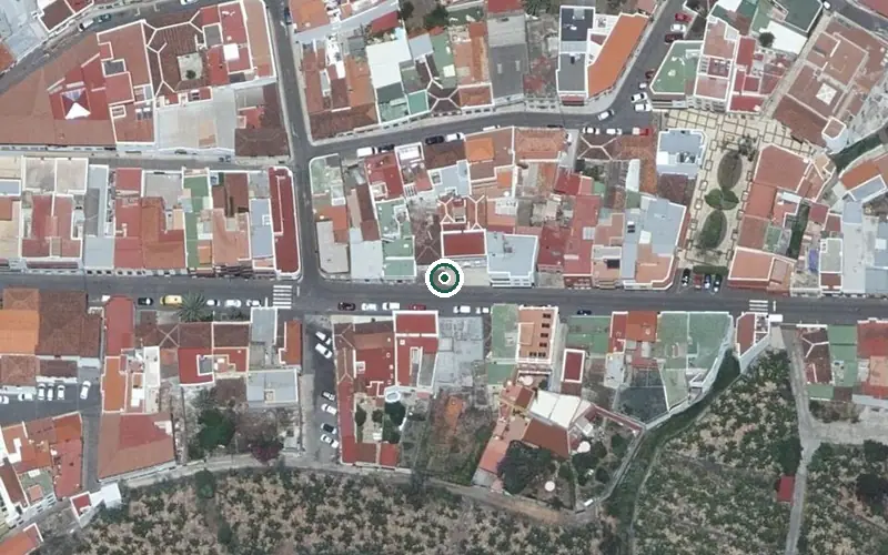 Vista aérea de la ubicación de Residencia Geriátrica Nuestra Señora de la Luz (Los Silos)