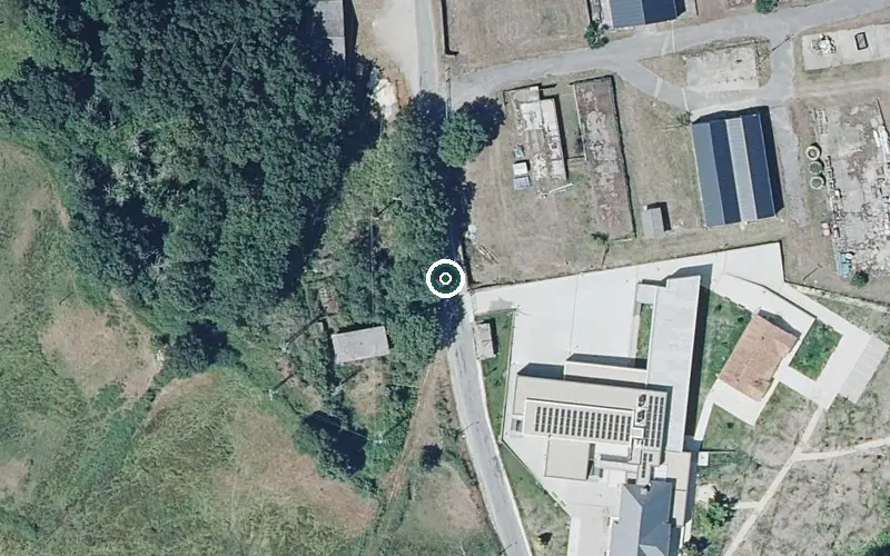 Vista aérea de la ubicación de Residencia da Terceira Idade Veigas de Camba