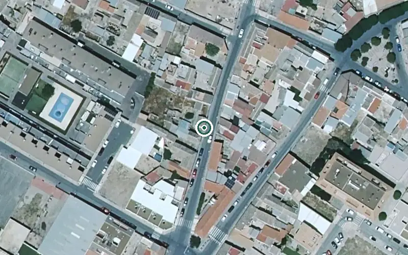 Vista aérea de la ubicación de Centro de Día Municipal de Alzheimer
