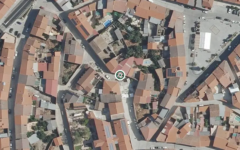 Vista aérea de la ubicación de Residencia Municipal para Mayores Antonio Mansilla