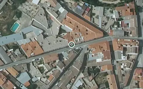 Vista aérea de la ubicación de Vivienda Municipal de Mayores Villarrobledo