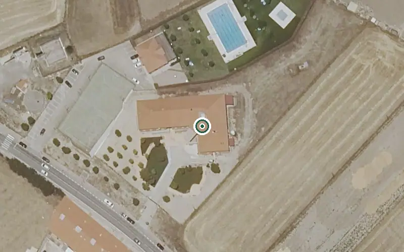 Vista aérea de la ubicación de Residencia de Mayores Municipal Nuestra Señora de la Asunción