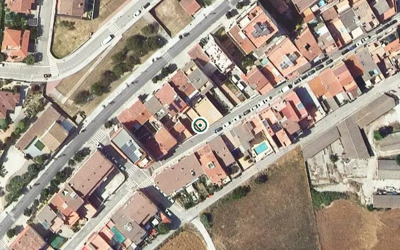 Vista aérea de la ubicación de Centre de dia L'Auca
