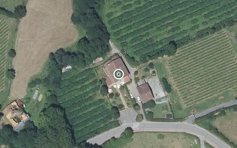 Vista aérea de la ubicación de Residencia Gure Etxea II Egoitza
