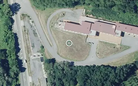 Vista aérea de la ubicación de Apartamentos Tutelados de Maiores San Vitorio de Baralla