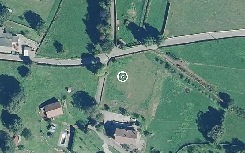 Vista aérea de la ubicación de Residencia Geriátrica La Familia