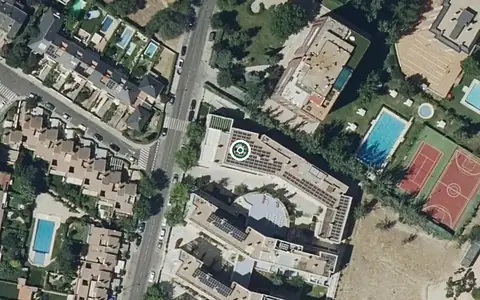 Vista aérea de la ubicación de Residencial Albertia Mirasierra