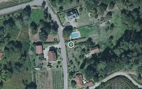 Vista aérea de la ubicación de Fogar Residencial el Retiro