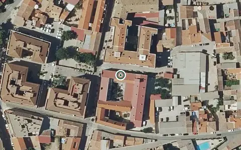 Vista aérea de la ubicación de Residencia Ntra. Sra. de la Antigua (Morata de Tajuña)