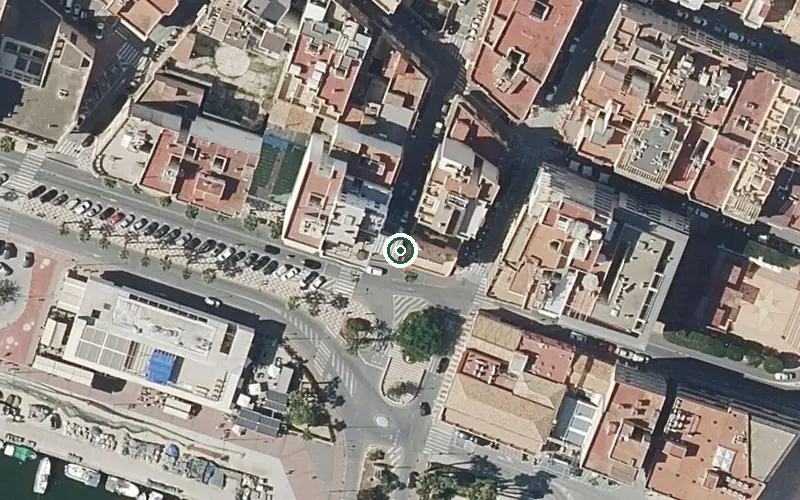 Vista aérea de la ubicación de Centro de Día P.m.d. Domusvi Santa Pola