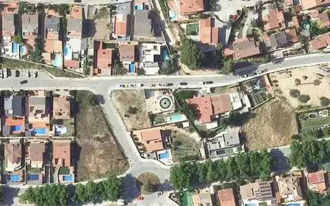 Vista aérea de la ubicación de Centre de dia de la residència de la 3a edat els Avets