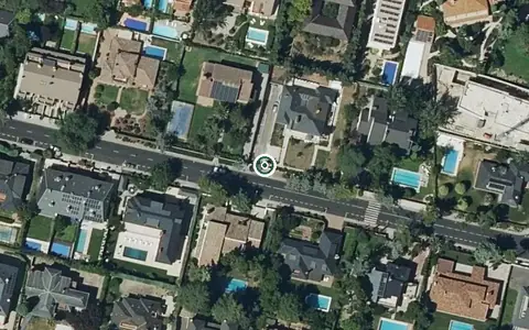 Vista aérea de la ubicación de Residencia Castalia