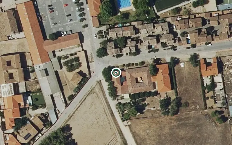 Vista aérea de la ubicación de Residencia Chinchón