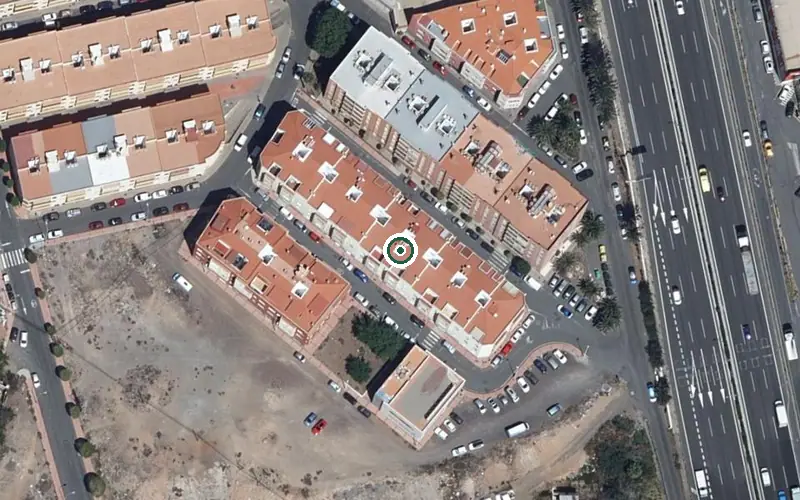 Vista aérea de la ubicación de Centro de Día Casa Hortensia Ced3
