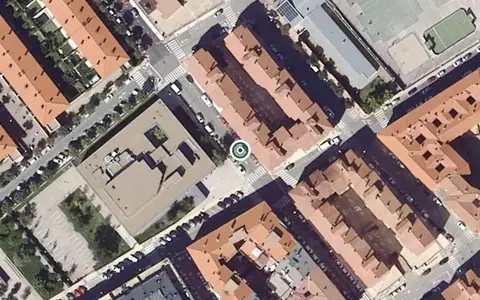 Vista aérea de la ubicación de Centro Residencial Odon Alonso