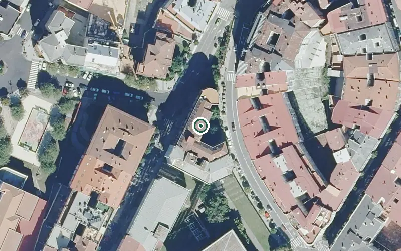 Vista aérea de la ubicación de Vivenda Comunitaria Peniche Living