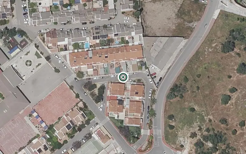 Vista aérea de la ubicación de Centro de Día para Mayores Coin Novocare