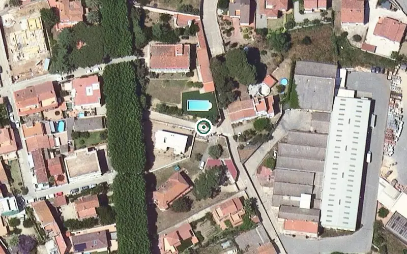 Vista aérea de la ubicación de CDM Residencial