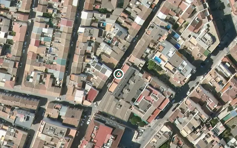 Vista aérea de la ubicación de Centro de Día para Mayores Torredelcampo