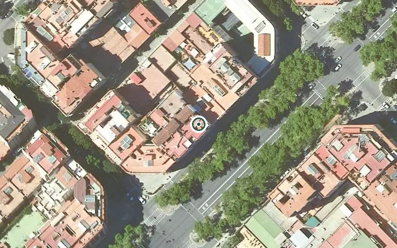 Vista aérea de la ubicación de Centre de dia Royal Llar
