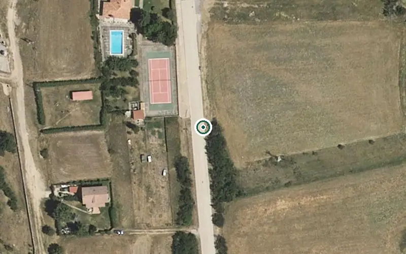 Vista aérea de la ubicación de Residencia para Personas Mayores el Lago de Tera
