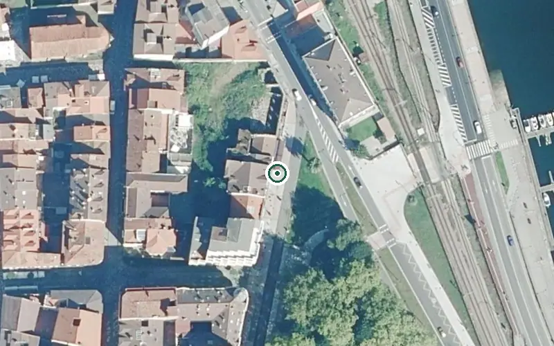 Vista aérea de la ubicación de Domusvi Los Telares
