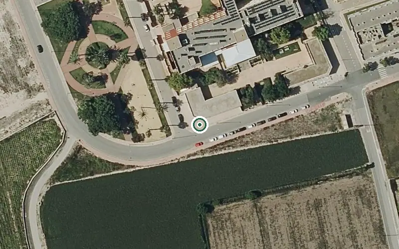 Vista aérea de la ubicación de Centro Casaverde Villa de Catral de Personas Mayor