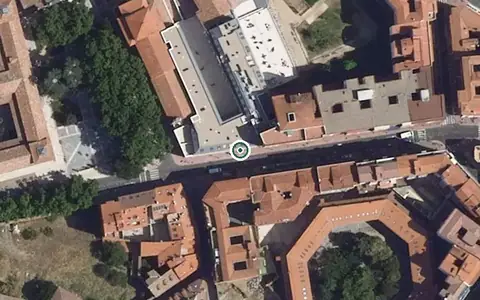 Vista aérea de la ubicación de Residencia San Quirce