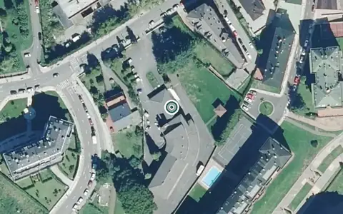 Vista aérea de la ubicación de Centro Geriátrico Morate
