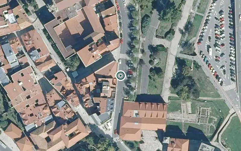 Vista aérea de la ubicación de Centro de Día para Persoas Maiores Saraiva Coruña