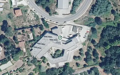 Vista aérea de la ubicación de Residencia Domusvi Barbadas