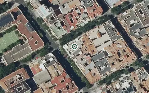 Vista aérea de la ubicación de Residencia Bouco Madrid Ferraz