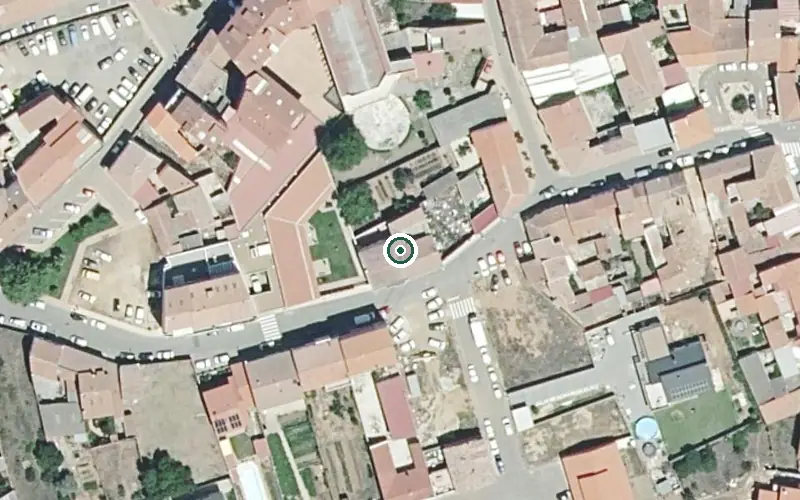 Vista aérea de la ubicación de Centro de Día Santa María del Páramo