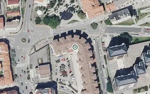 Vista aérea de la ubicación de Padre Menni Santander