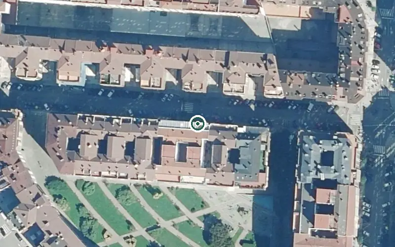 Vista aérea de la ubicación de Residencia El Quirinal