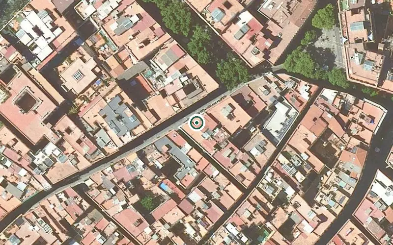 Vista aérea de la ubicación de Residencia de la Fe