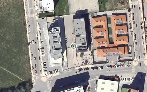 Vista aérea de la ubicación de Residencia de Mayores Manuela