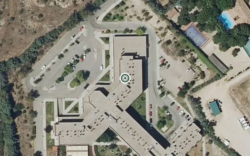Vista aérea de la ubicación de Centro de Día Bouco Villanueva de la Cañada