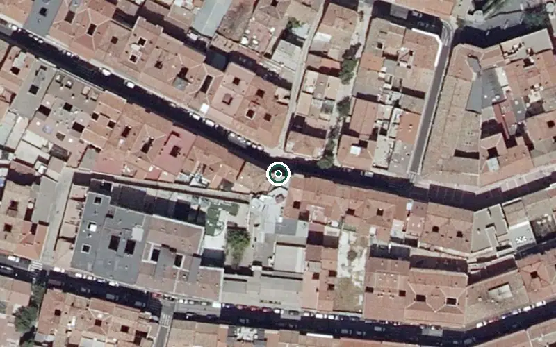 Vista aérea de la ubicación de Residencia Madre de Dios de Begoña