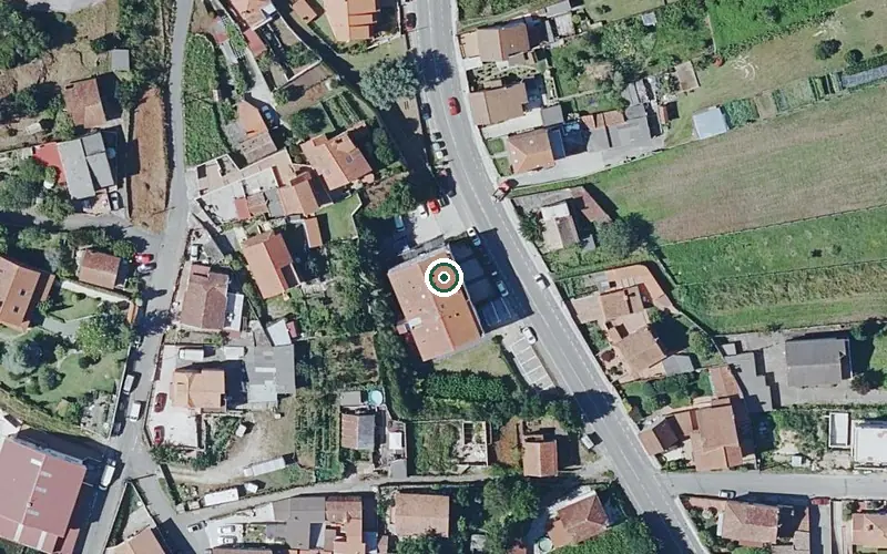 Vista aérea de la ubicación de Centro Día Sanidia