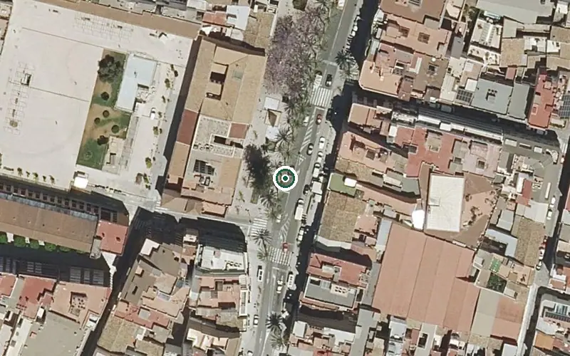 Vista aérea de la ubicación de Residencia P.m.d. Fco. Ramón Pastor Catarroja