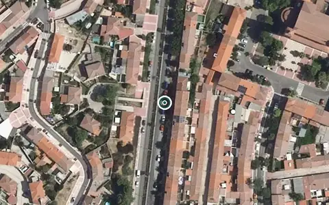 Vista aérea de la ubicación de Residencia de Personas Mayores Cardenal Marcelo