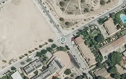 Vista aérea de la ubicación de Centro de Día para Personas Mayores Dependientes la Saleta Campolivar