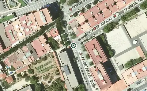 Vista aérea de la ubicación de Residència per a Gent Gran Jaume Nualart