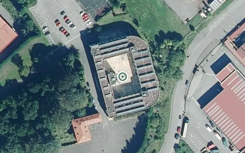 Vista aérea de la ubicación de Residencia Lar de Noega