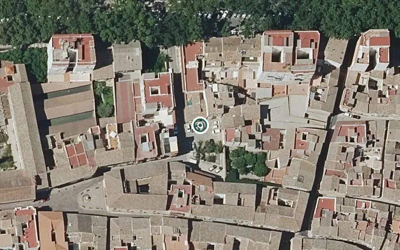 Vista aérea de la ubicación de Centre de dia Perez-bruschetti per a Malalts D'alzheimer